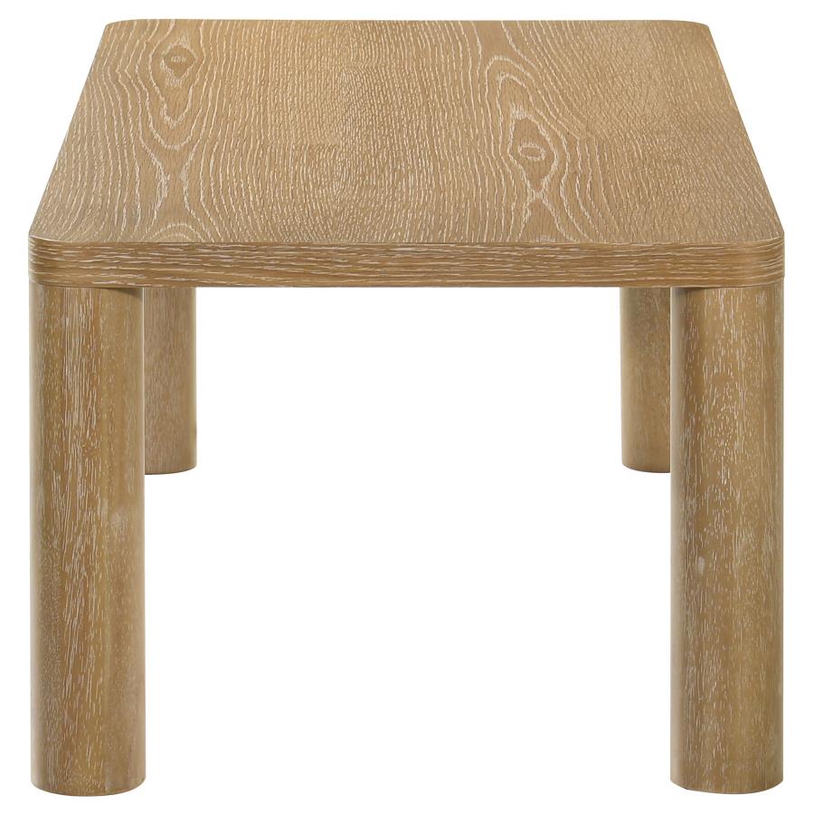 Castlewood Engineered Wood Cocktail Coffee Table Washed Oak