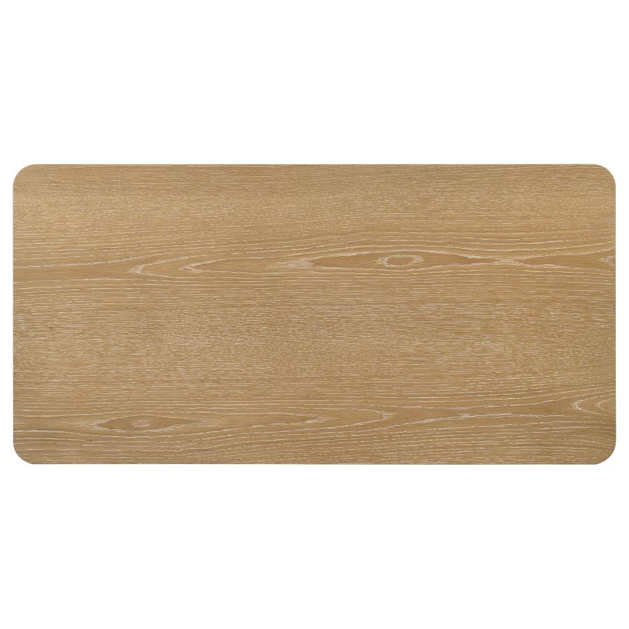Castlewood Engineered Wood Cocktail Coffee Table Washed Oak