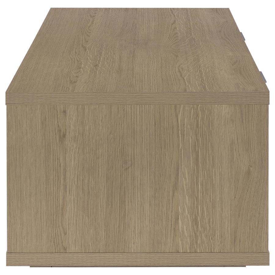 Ingram 2-Piece Coffee and End Table Set with Storage Latte
