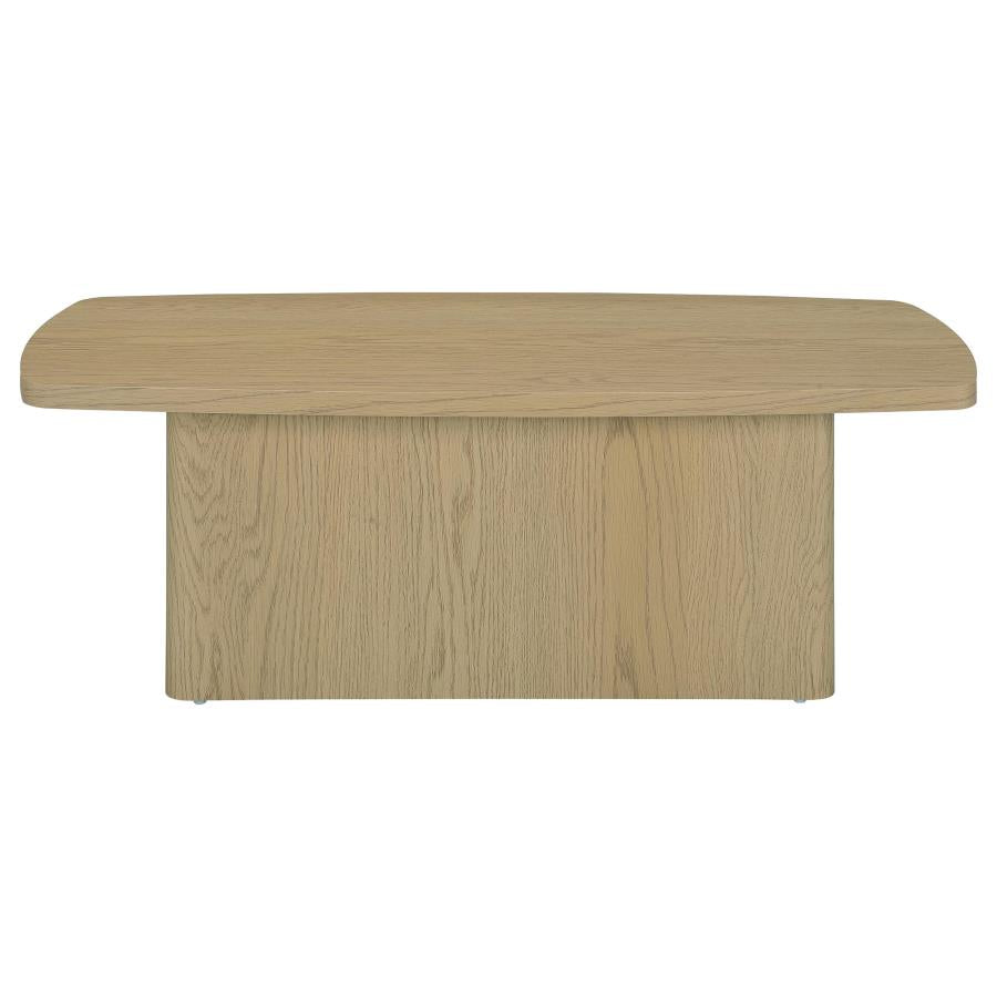 Fraser 3-Piece Greige Pedestal Coffee and End Table Set