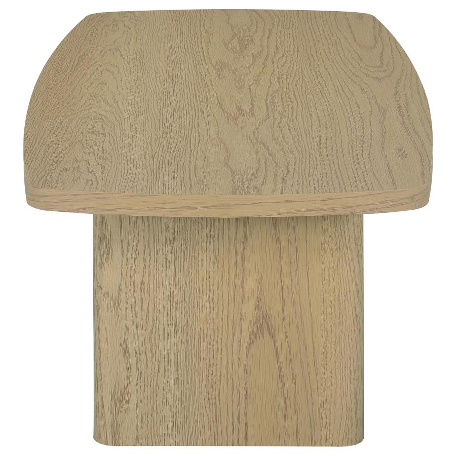 Fraser 3-Piece Greige Pedestal Coffee and End Table Set
