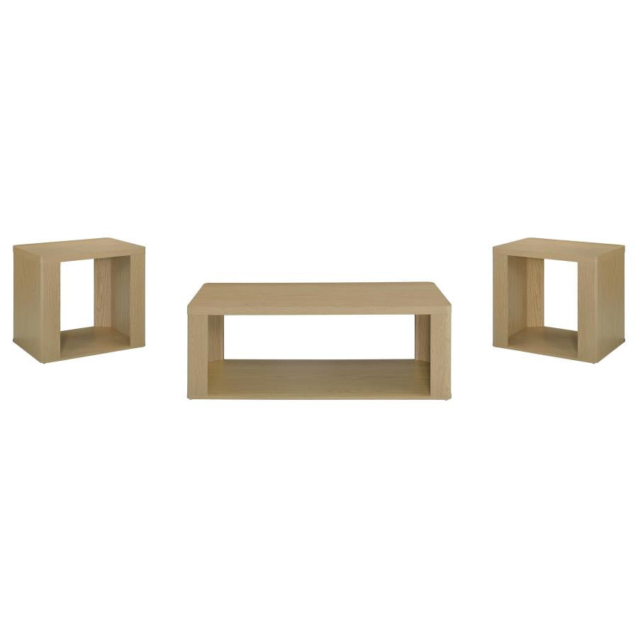 Alsina 3-Piece Coffee and End Table Set Greige