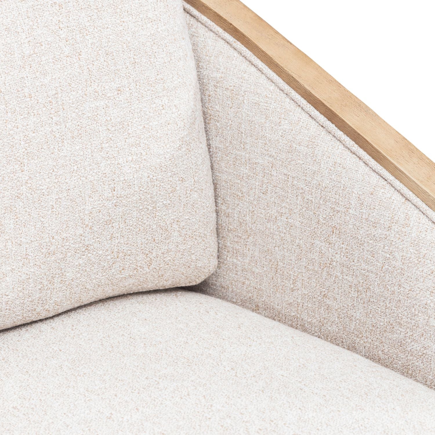 Nora Upholstery Swivel Accent Chair - Light Brown