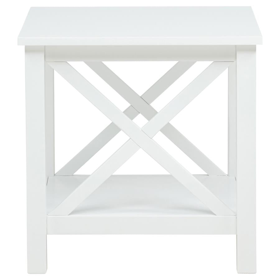 Skyview 3-piece Rectangular Lift Top Coffee Table Set White