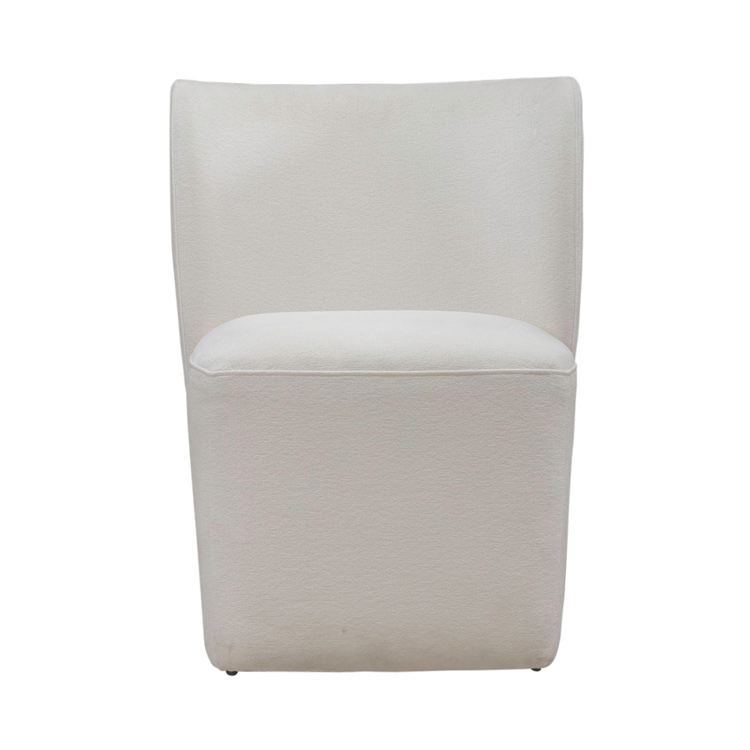 Accent Dining Accent Dining Chair with Casters - Ivory