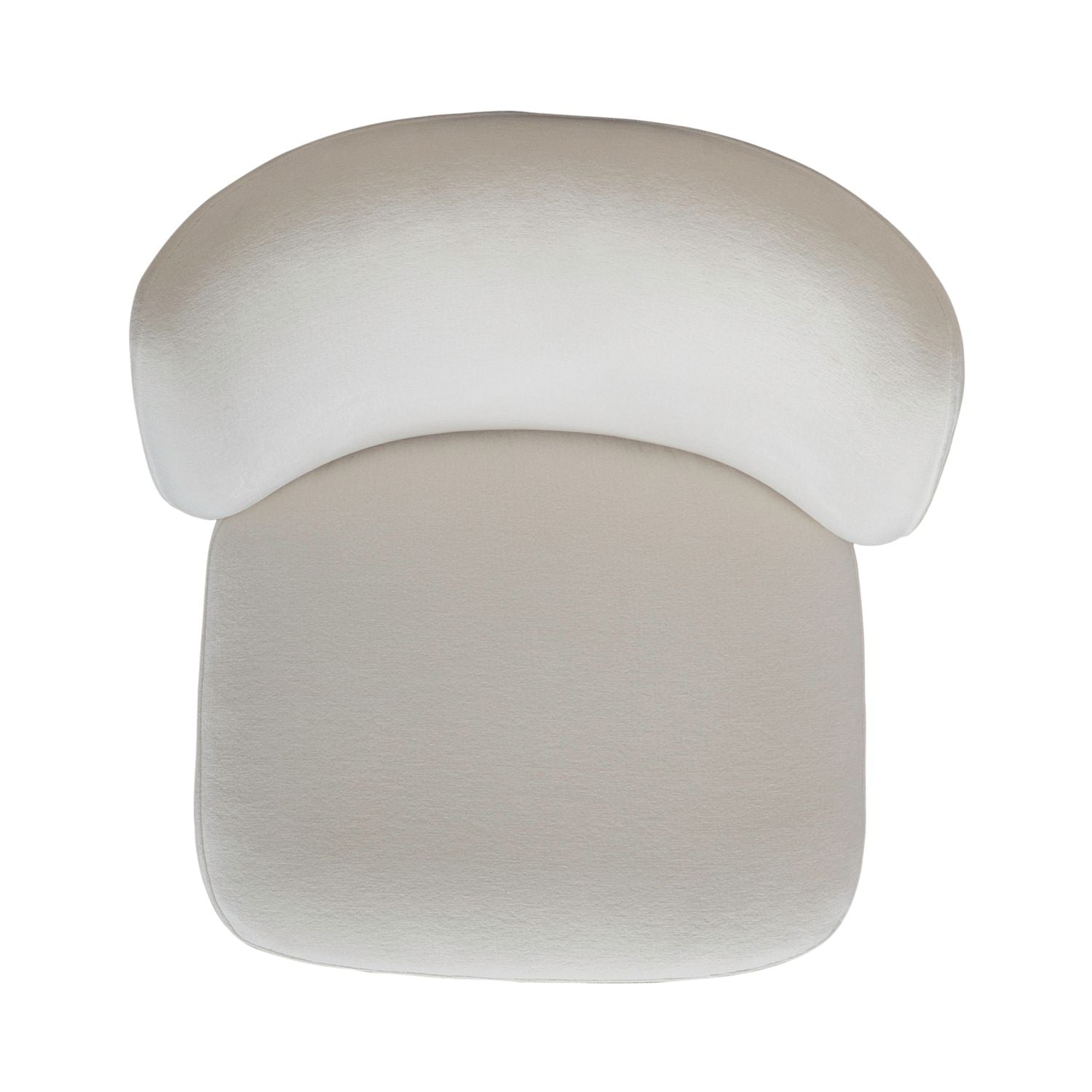 Accent Dining Accent Dining Chair with Casters - Ivory