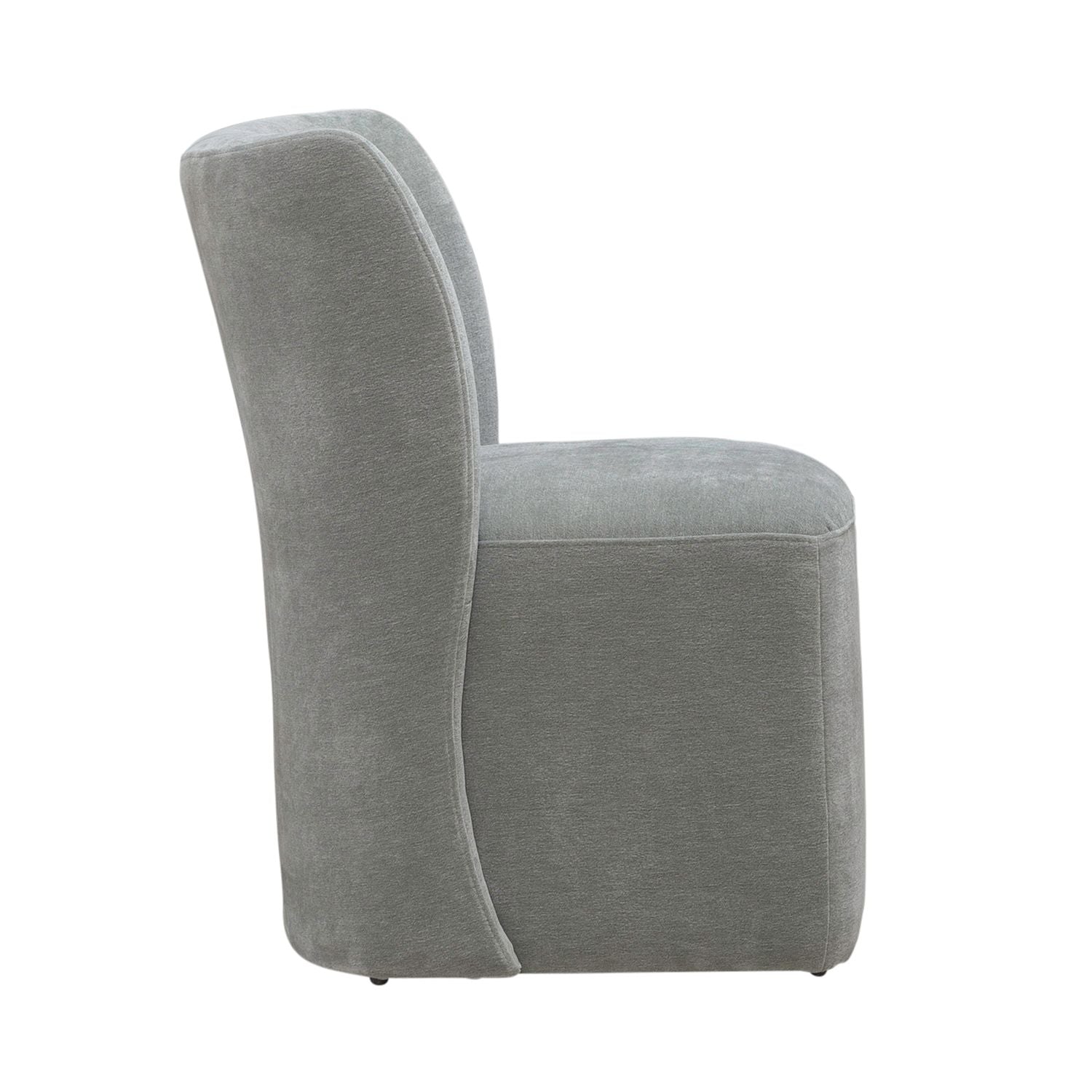 Accent Dining Accent Dining Chair with Casters - Sapphire