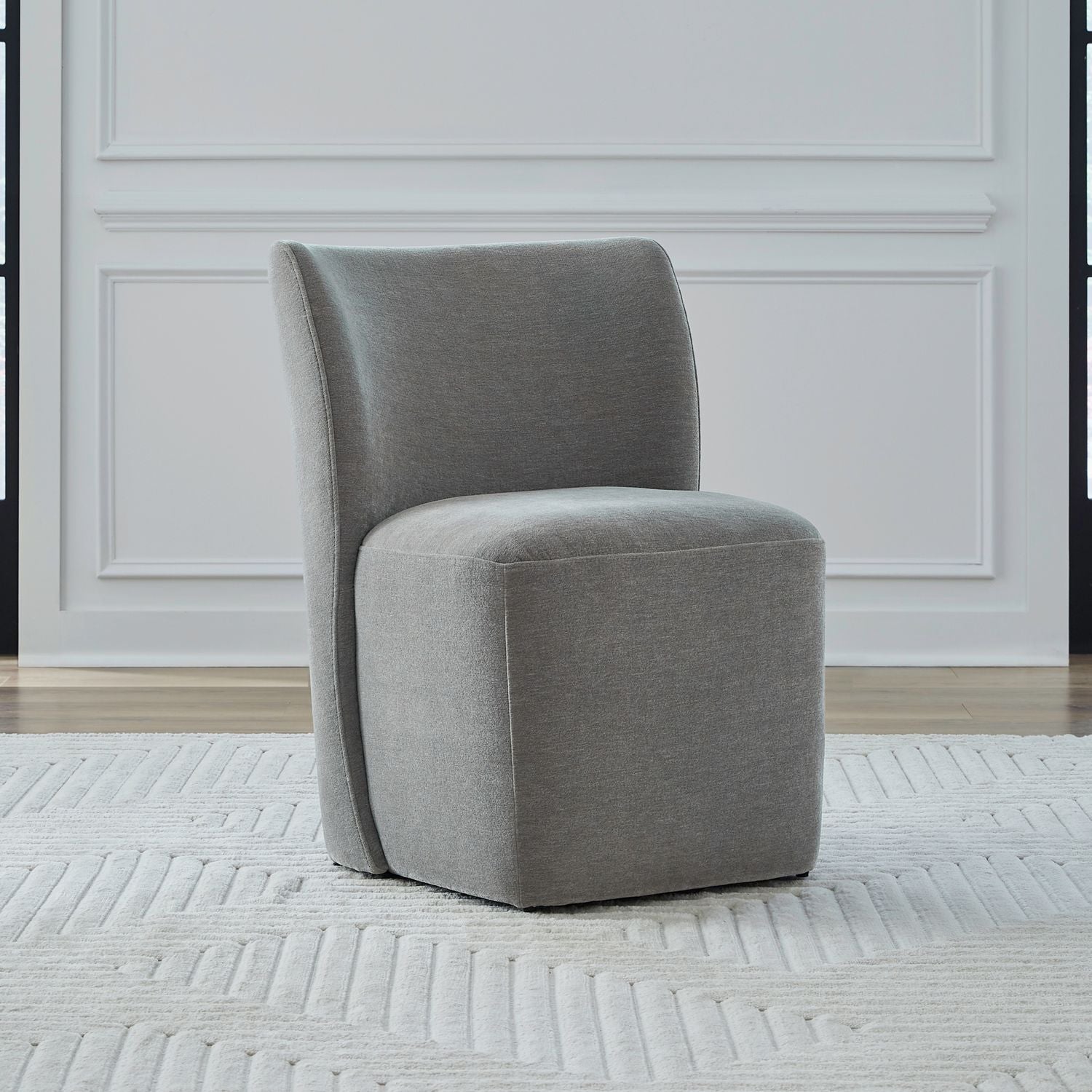 Accent Dining Accent Dining Chair with Casters - Sapphire