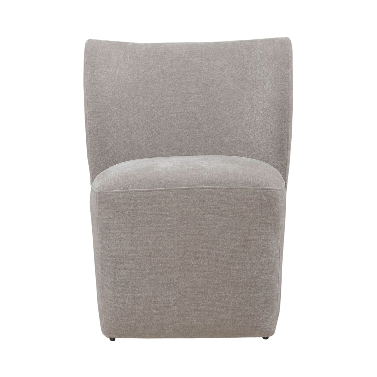 Accent Dining Accent Dining Chair with Casters - Truffle