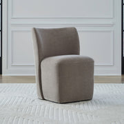 Accent Dining Accent Dining Chair with Casters - Truffle