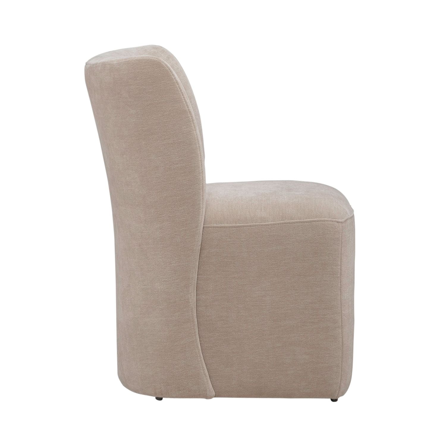 Accent Dining Accent Dining Chair with Casters - Wicker