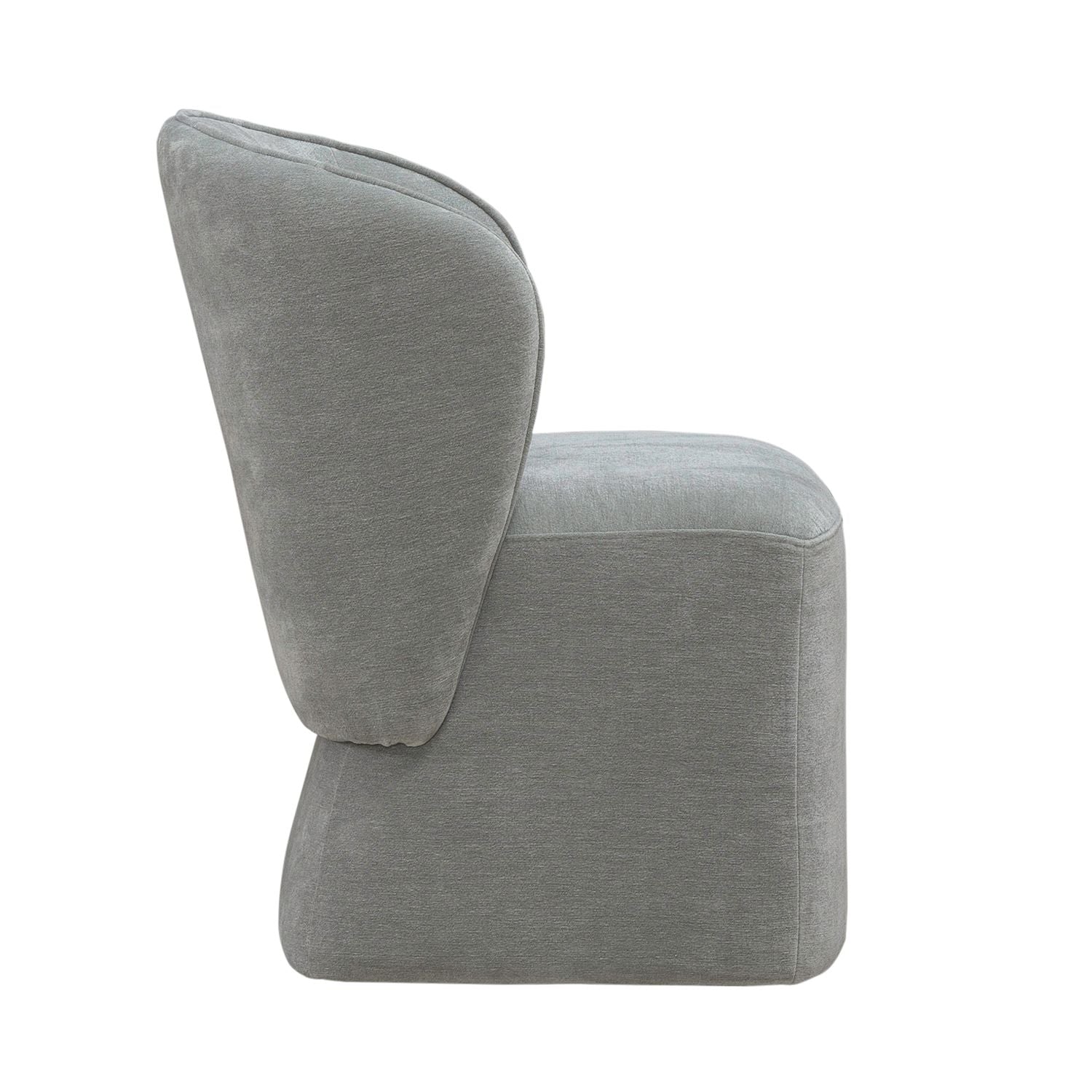 Accent Dining Accent Dining Chair with Casters - Sapphire