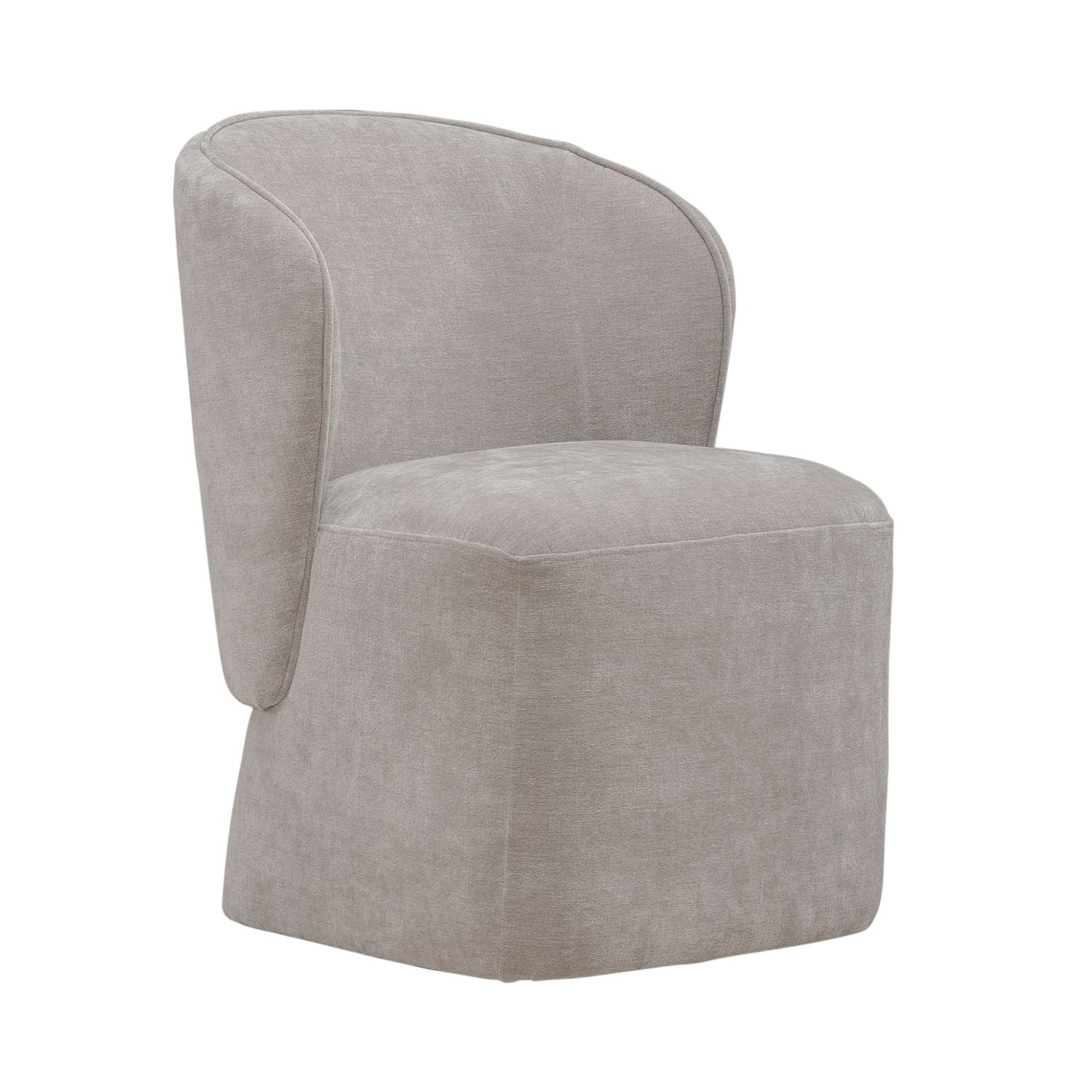 Accent Dining Accent Dining Chair with Casters - Truffle
