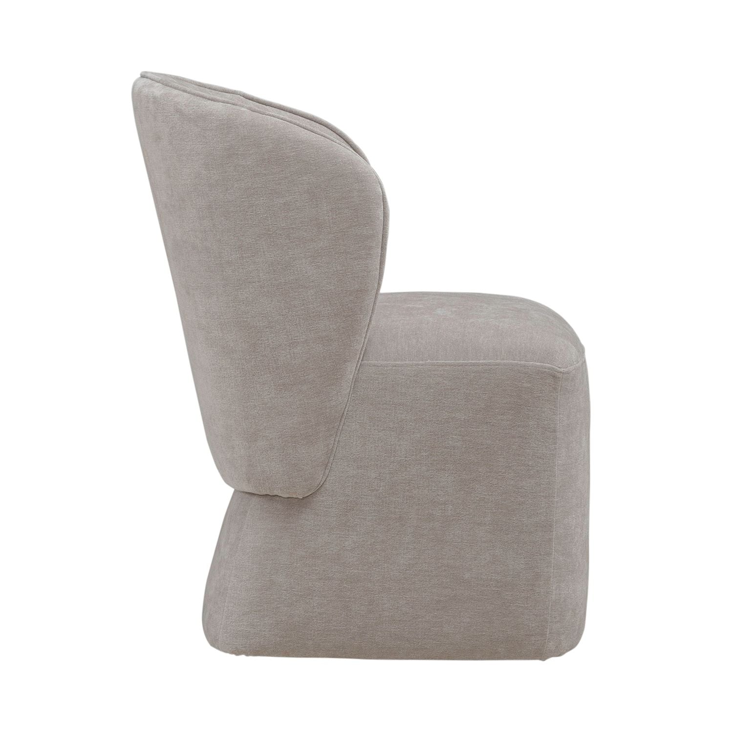 Accent Dining Accent Dining Chair with Casters - Truffle