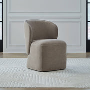 Accent Dining Accent Dining Chair with Casters - Truffle