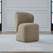 Accent Dining Wicker Accent Dining Chairs - Set of 4