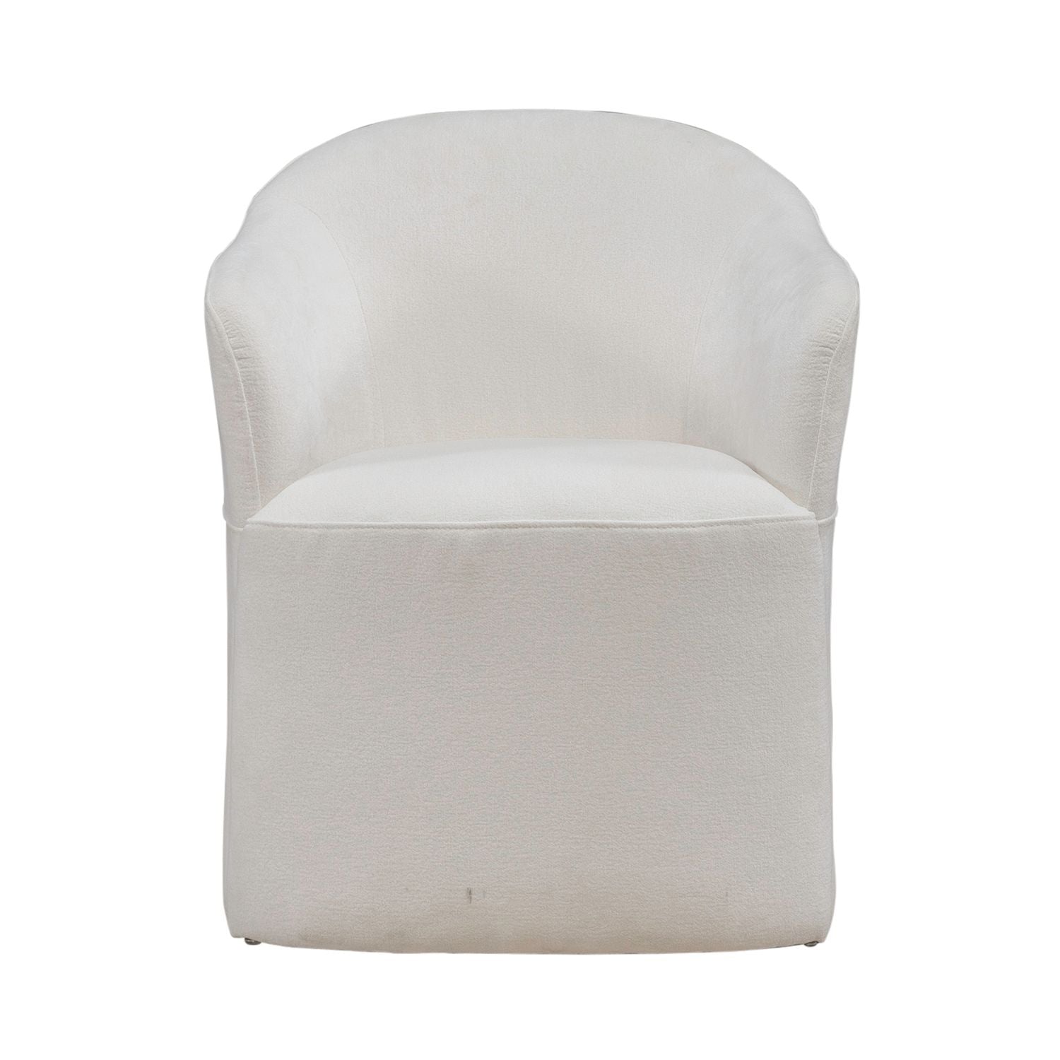 Accent Dining Accent Dining Chair with Casters - Ivory