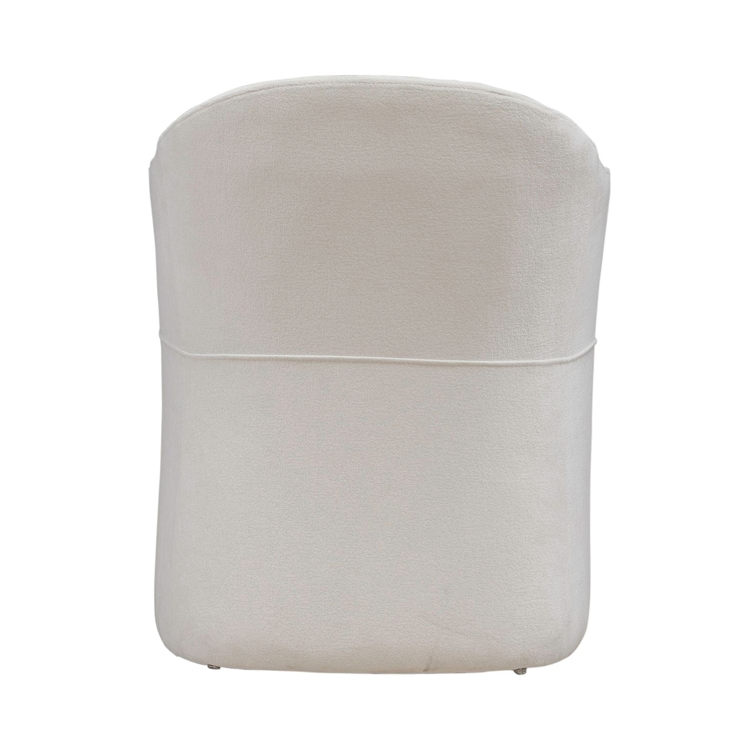 Accent Dining Accent Dining Chair with Casters - Ivory