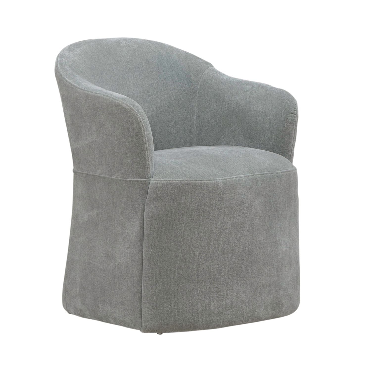 Accent Dining Accent Dining Chair with Casters - Sapphire