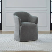 Accent Dining Accent Dining Chair with Casters - Sapphire