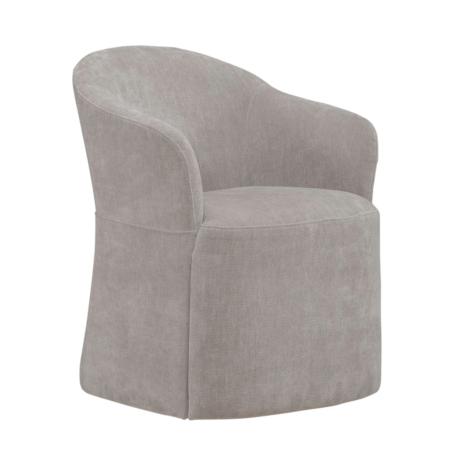 Accent Dining Accent Dining Chair with Casters - Truffle