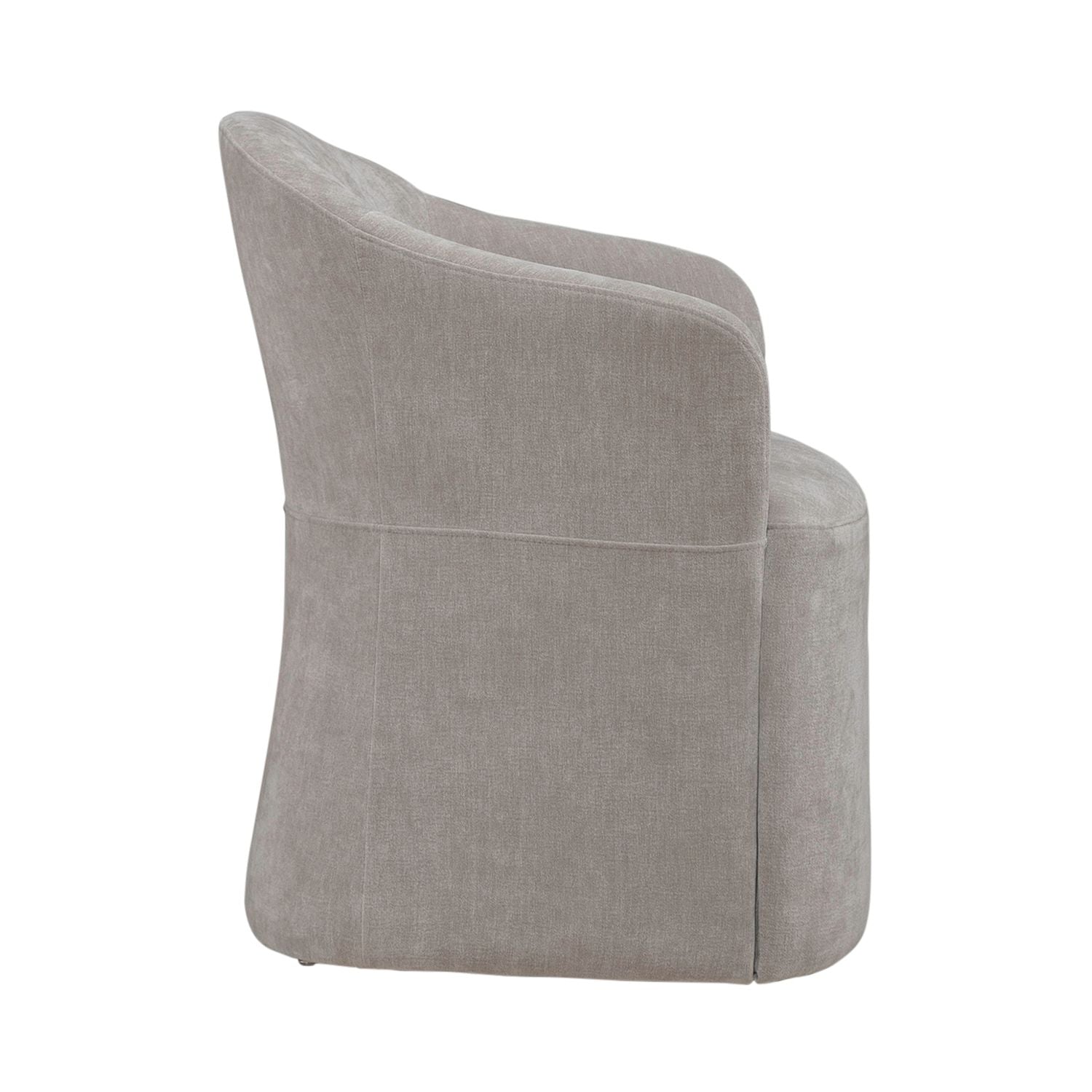 Accent Dining Accent Dining Chair with Casters - Truffle