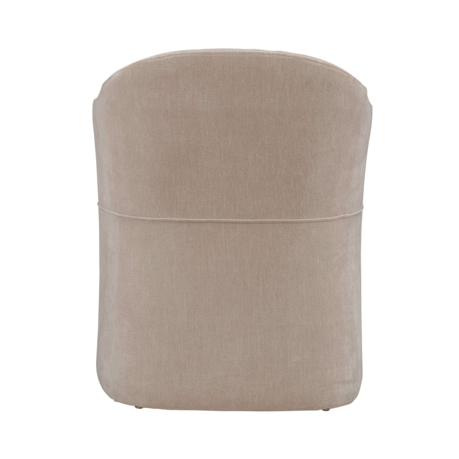 Accent Dining Accent Dining Chair with Casters - Wicker
