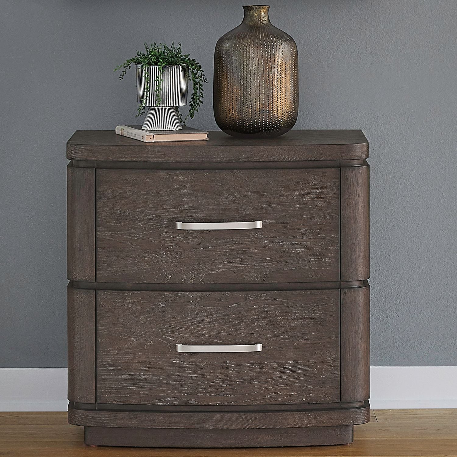 Cascade Falls Nightstand with Charging Station