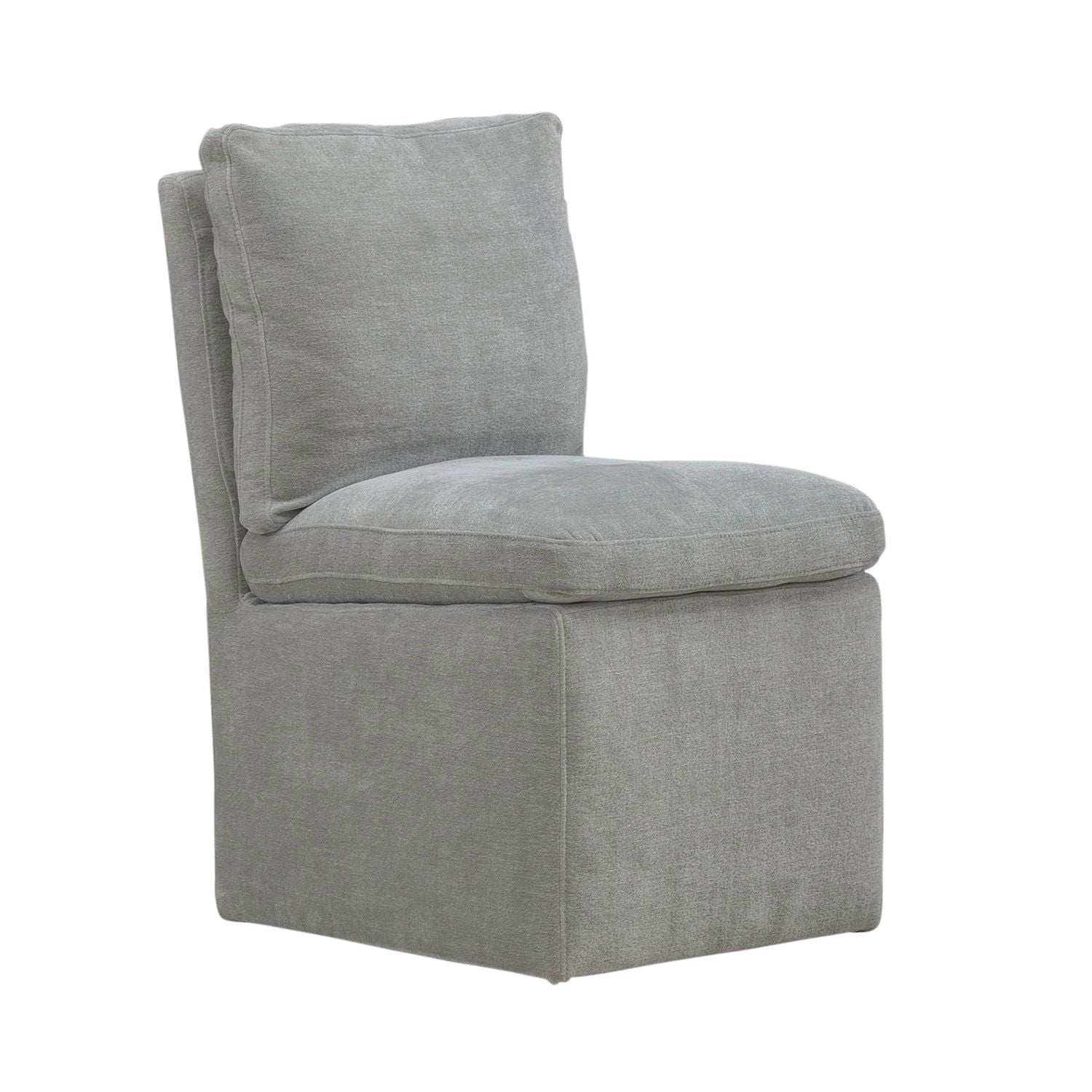 Accent Dining Accent Dining Chair with Casters - Sapphire
