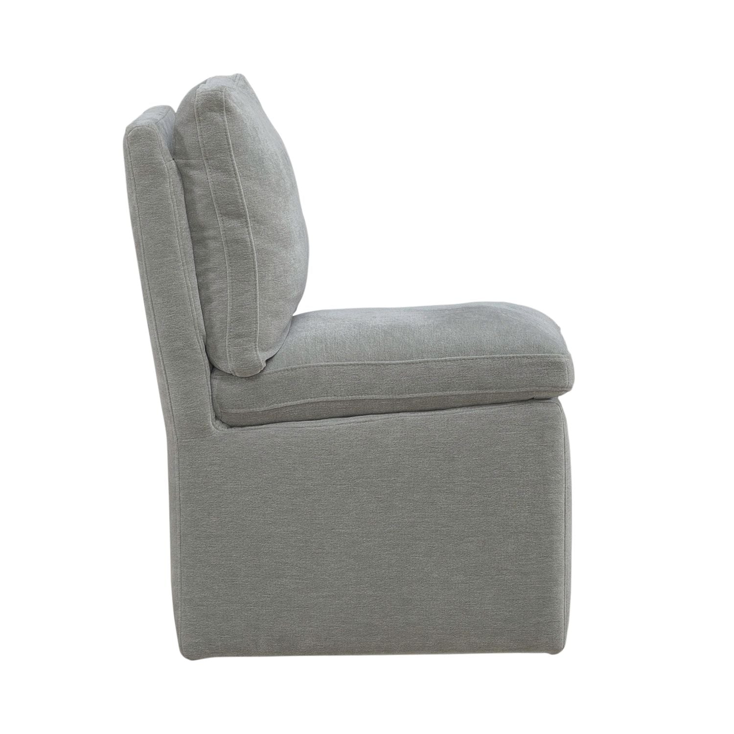 Accent Dining Accent Dining Chair with Casters - Sapphire