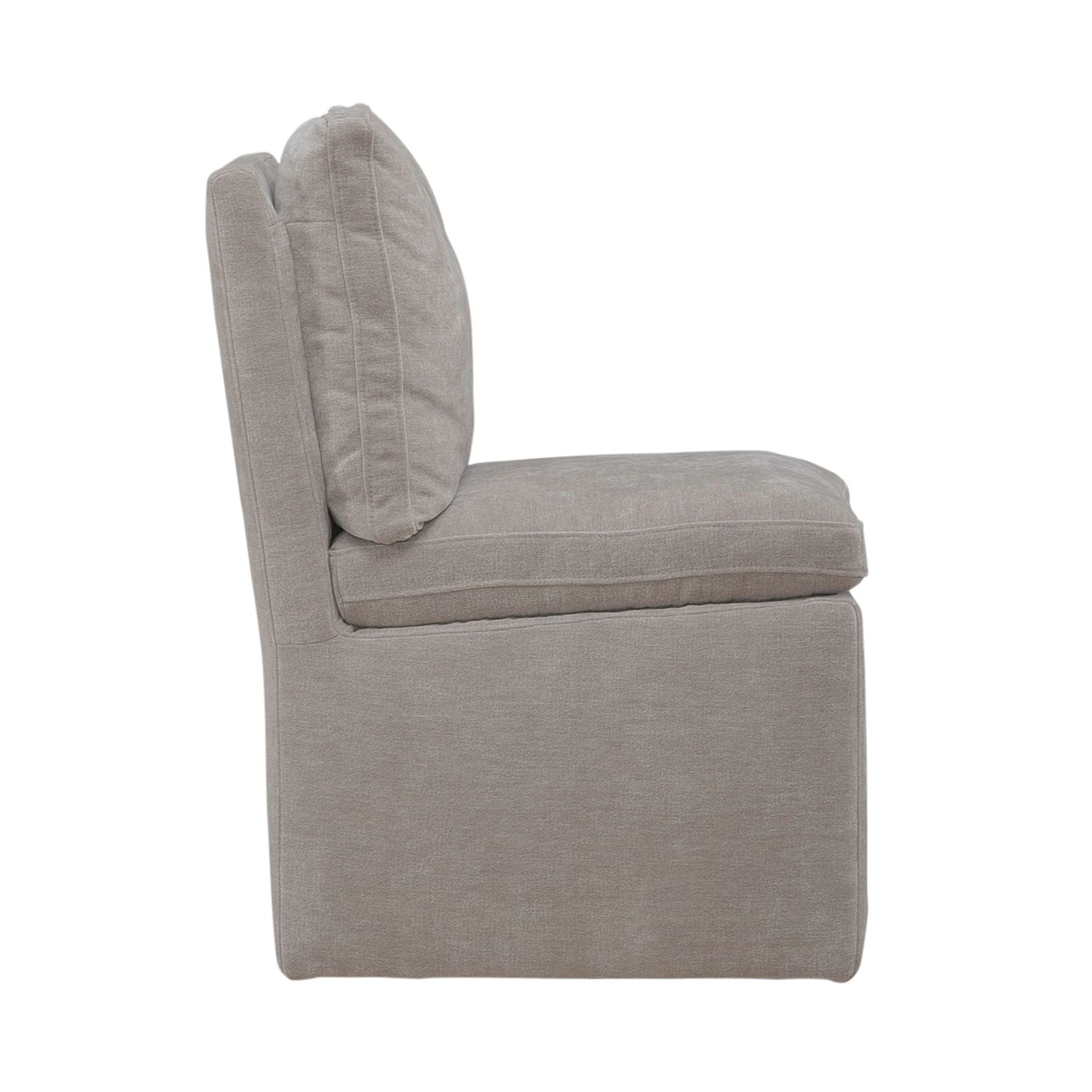 Accent Dining Accent Dining Chair with Casters - Truffle