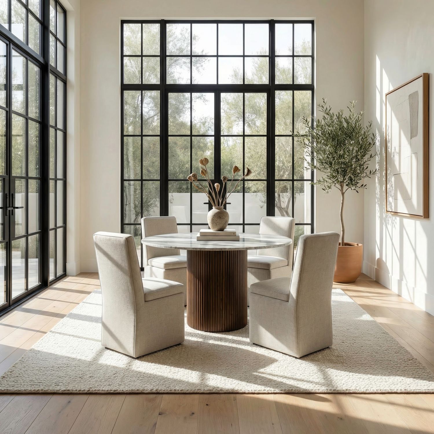 Accent Dining Accent Storage Dining Chair with Casters