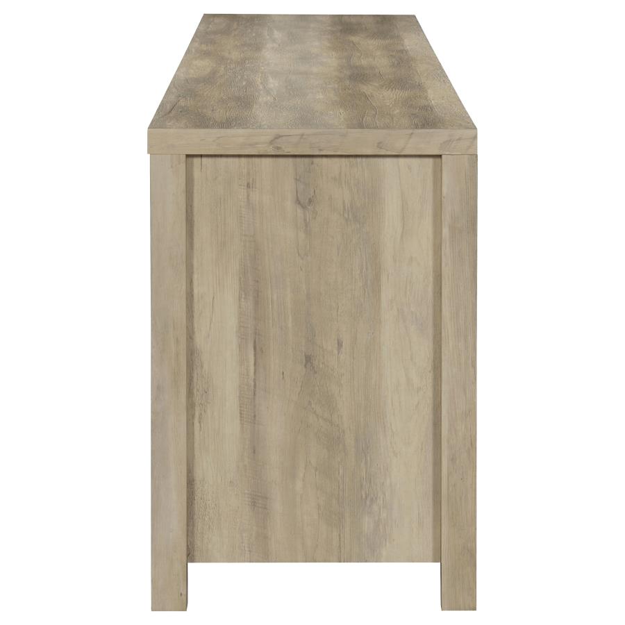 Madra 2-door Engineered Wood 79-inch TV Stand Distressed Pine