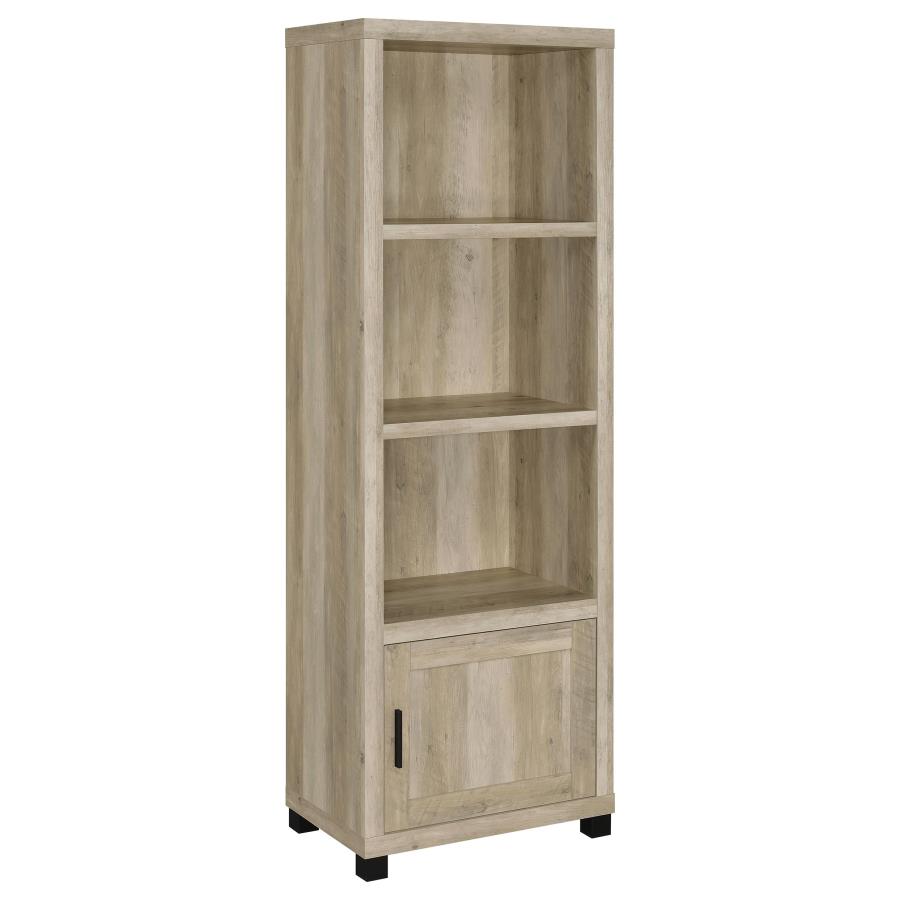 Sachin 3-piece 79-inch TV Entertainment Center Distressed Pine