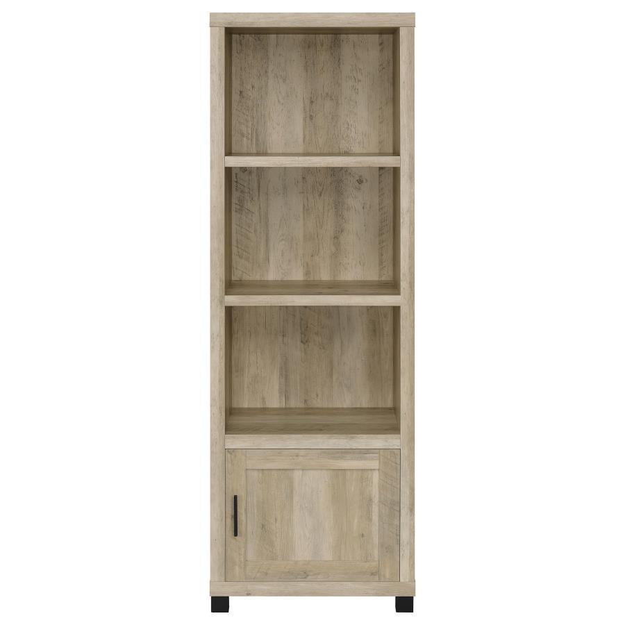 Sachin 3-piece 79-inch TV Entertainment Center Distressed Pine