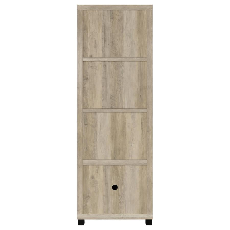 Sachin 3-piece 79-inch TV Entertainment Center Distressed Pine