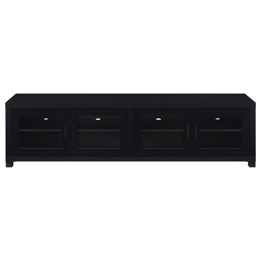 Sachin 3-piece Entertainment Center 79-inch TV Stand Black