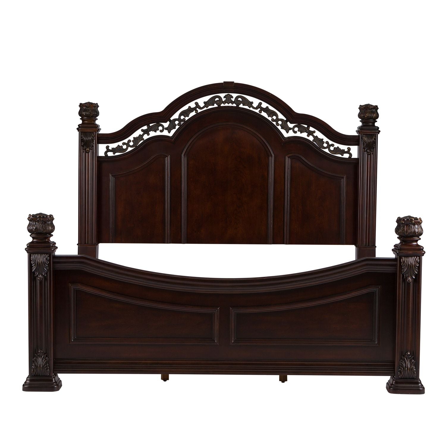 Messina Estates Queen Poster Bed, Dresser & Mirror, Chest, Nightstand