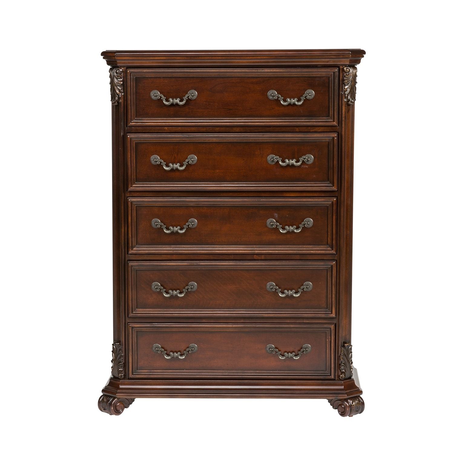 Messina Estates Queen Poster Bed, Dresser & Mirror, Chest, Nightstand