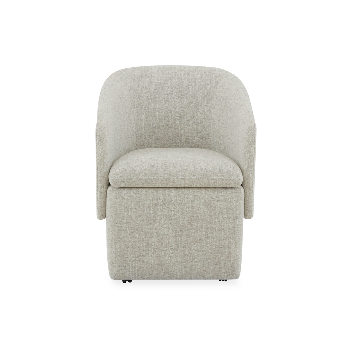 Accent Dining Accent Storage Dining Chair with Casters