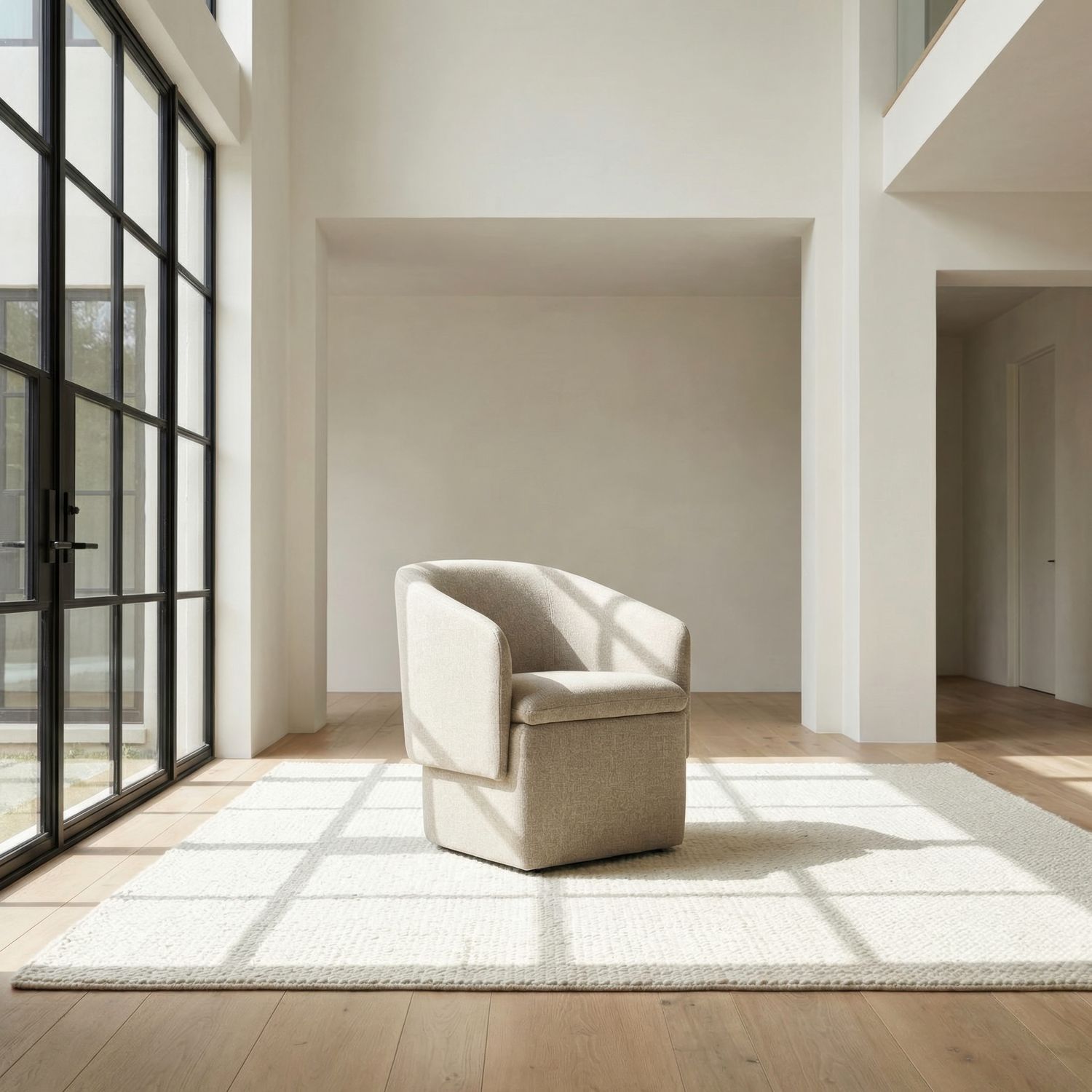 Accent Dining Accent Storage Dining Chair with Casters