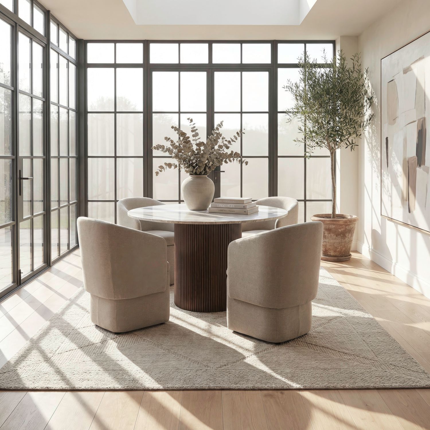 Accent Dining Sand Accent Dining Chairs - Set of 4