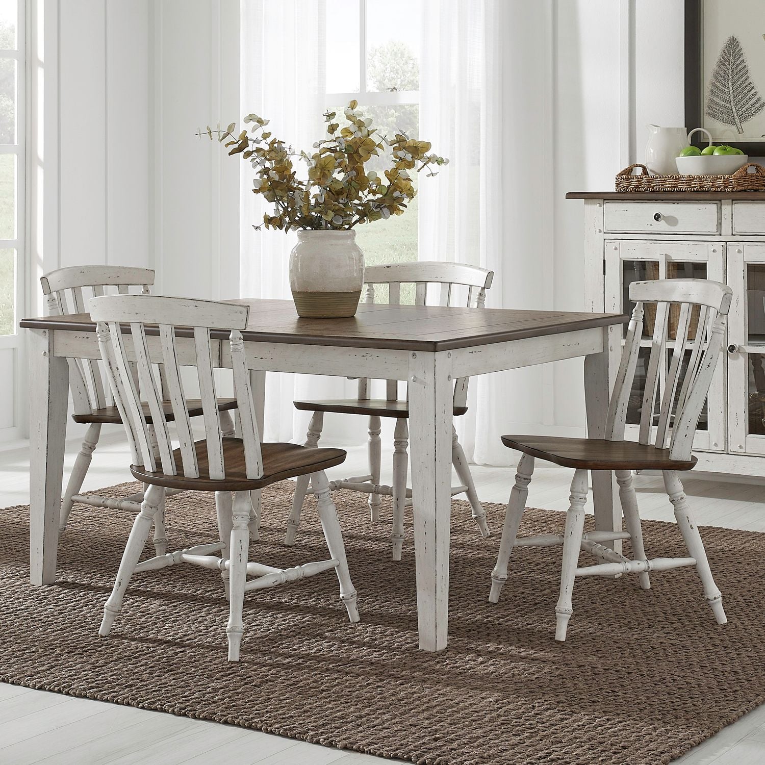 Al Fresco 5 Piece Rectangular Table Set