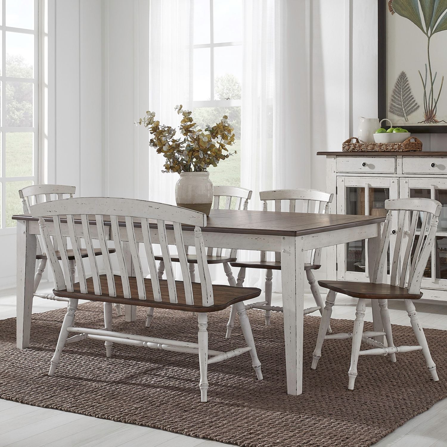 Al Fresco 6 Piece Rectangular Table Set