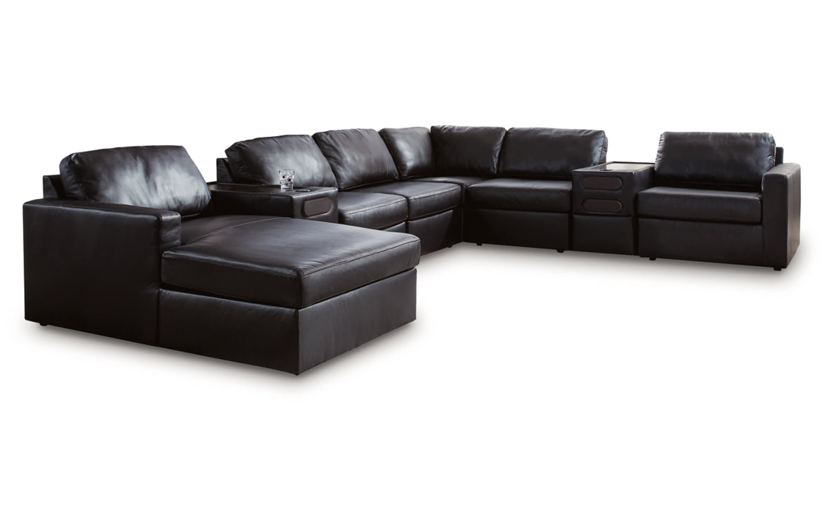 Modmax II 8-Piece Sectional with Chaise and Audio Consoles