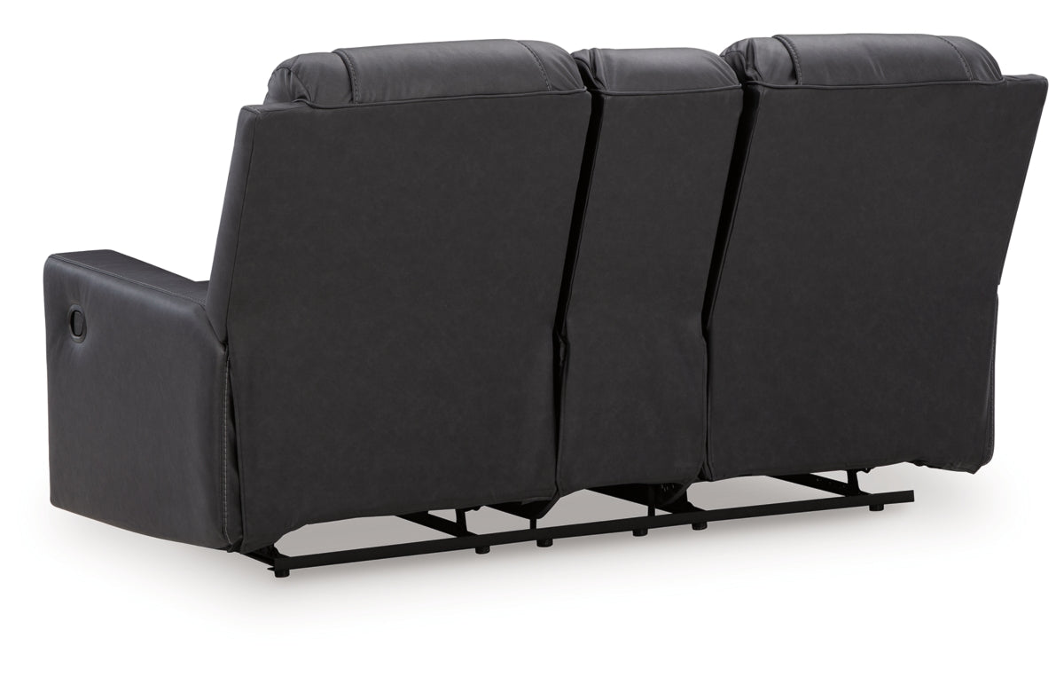 Mackmenville Reclining Loveseat with Console
