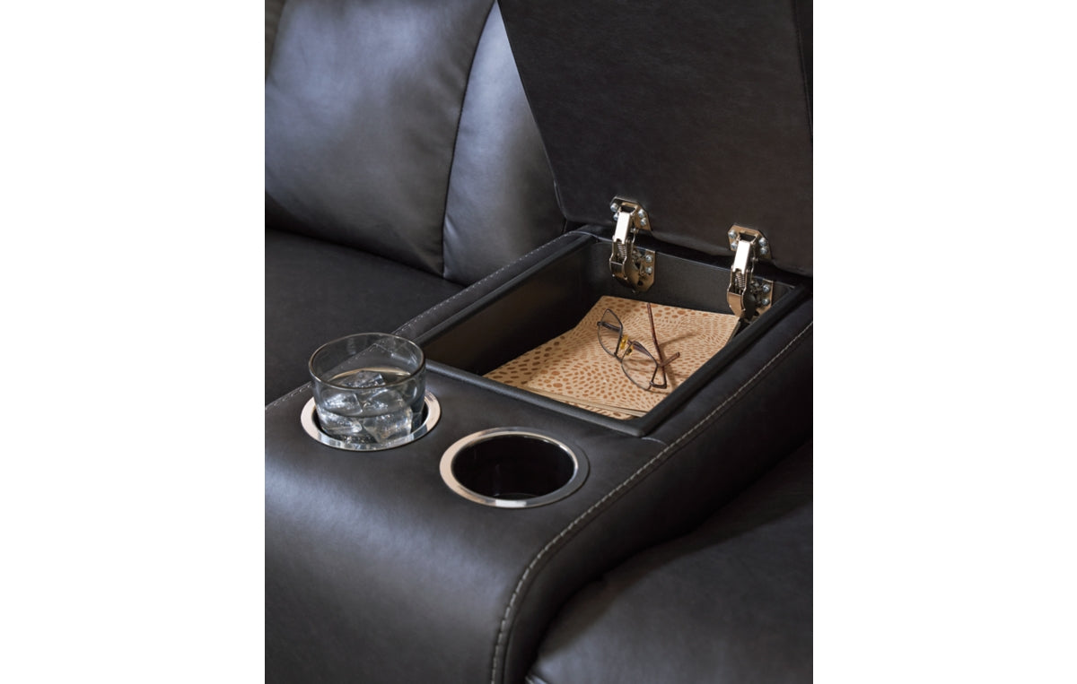 Mackmenville Reclining Loveseat with Console