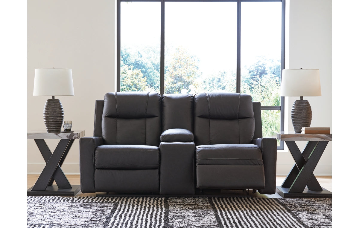 Mackmenville Reclining Loveseat with Console
