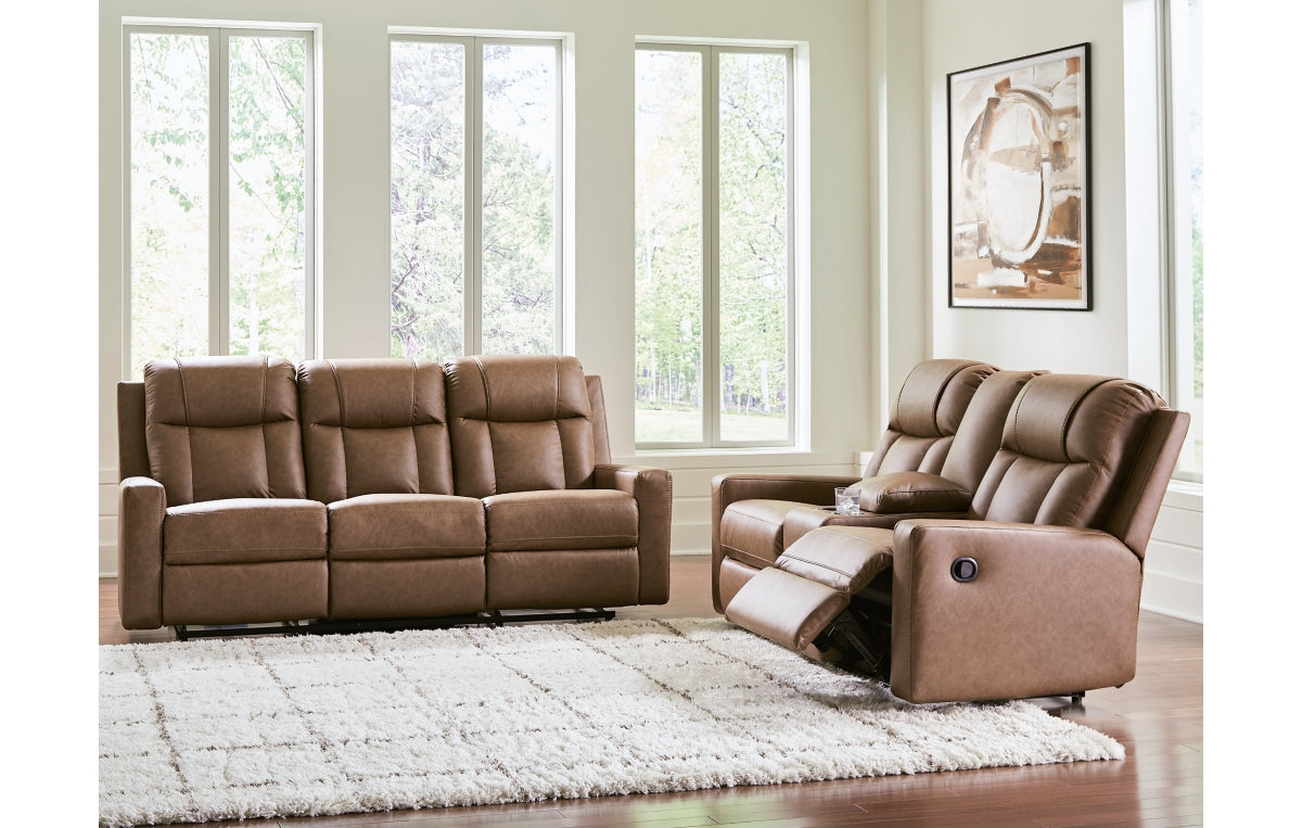 Mackmenville Reclining Sofa and Reclining Loveseat with Console