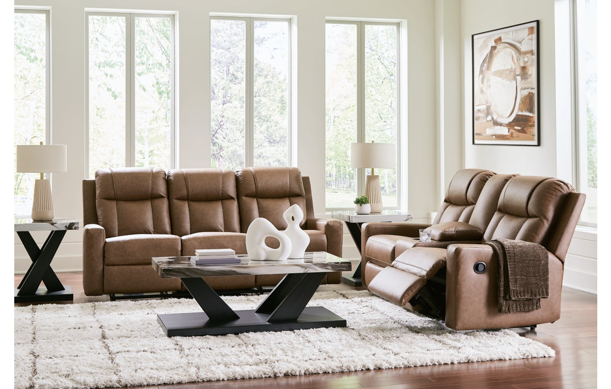 Mackmenville Reclining Sofa and Reclining Loveseat with Console